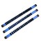 Capri Tools Aluminum Socket Rail Set, 14, 38 and 12 Drive, 17 Long, Blue, 3Pcs Rail W 58 Socket Clips CP50200-3PK-17BL - alternate 1